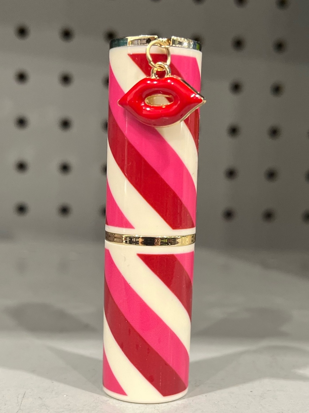 💋 x + y = beauty Ruby Red with Red Lips Charm Lipstick NIP Giftable Makeup 💄